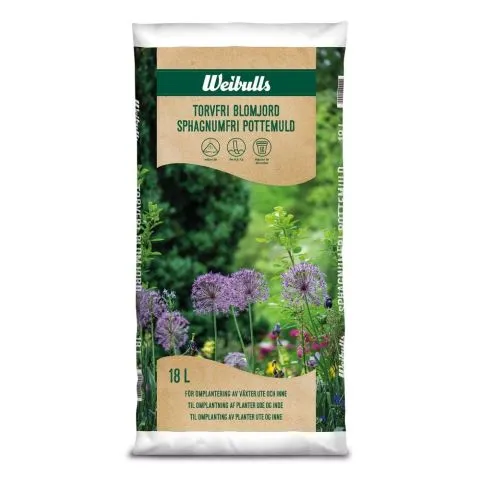 21919 Weibulls Blomjord 18 l, torvfri Premium